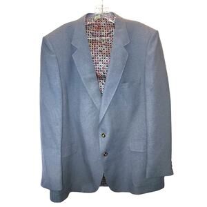 The Knack Men's Royal Buttons Blue Leisure Sport Coat Suit Blazer Jacket